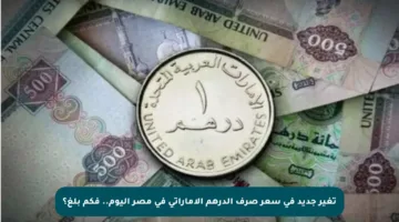 تغير جديد في سعر صرف الدرهم الإماراتي في مصر اليوم.. فكم بلغ؟